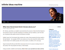 Tablet Screenshot of infiniteideasmachine.com